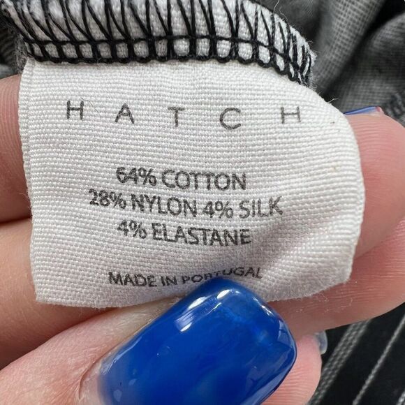 Hatch Maternity Lolo Wraparound Jumper in Voyage Stripe Black White Size 1 - Picture 7 of 9